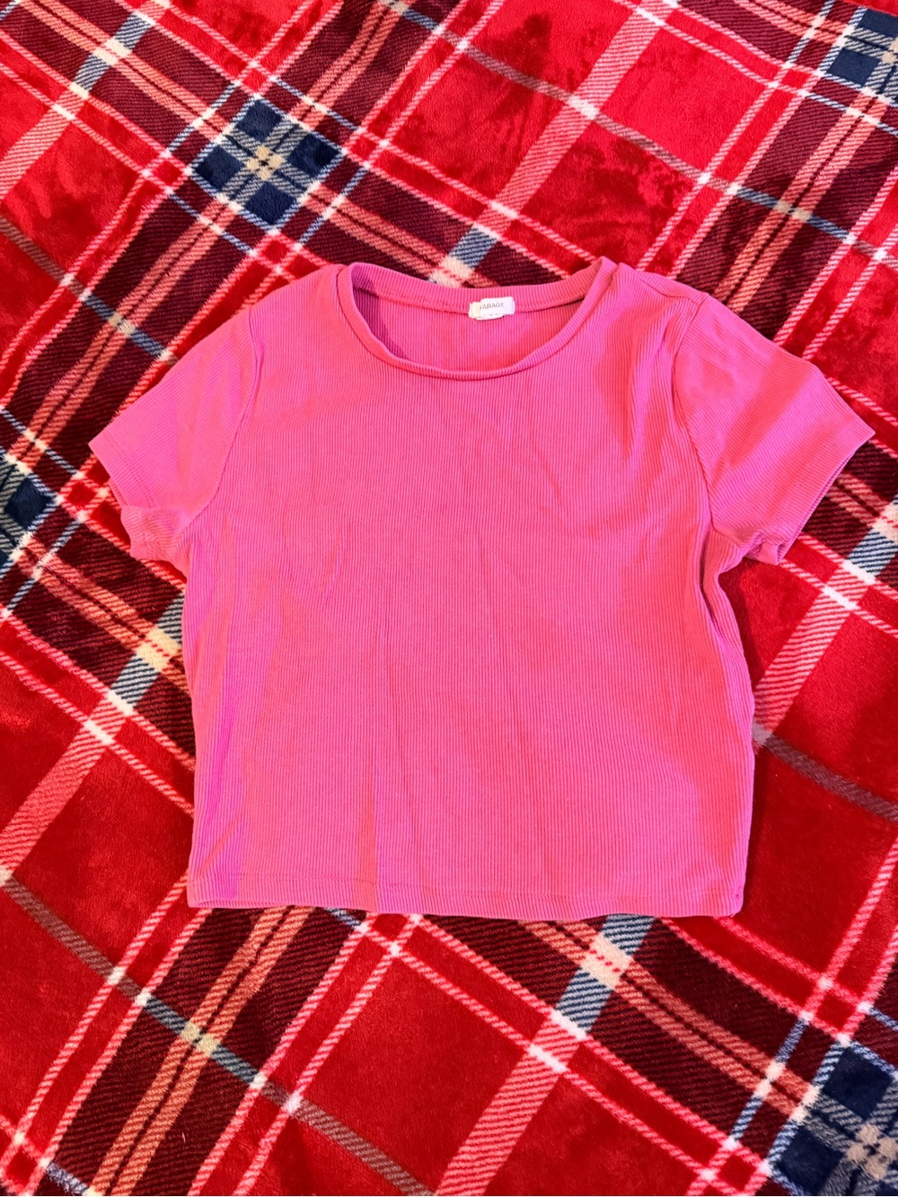 Garage Short-Sleeve Cropped Tee